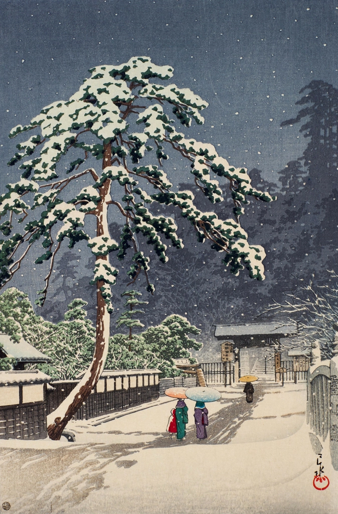 「池上本門寺」 川瀬巴水 （1931年） | 2