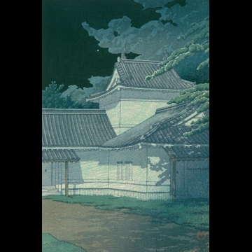 「日本風景集 東日本篇 仙台青葉城」 川瀬巴水 （1933年）