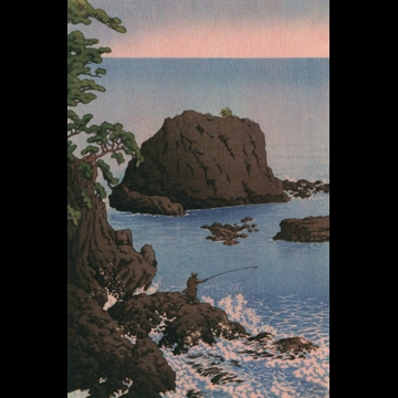 「熱海錦浦」 川瀬巴水 （1940年）