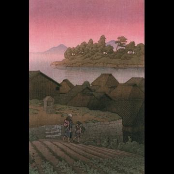 「天草本領」 川瀬巴水 （1937年）