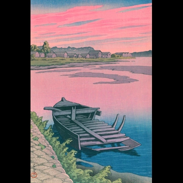 「旅みやげ 第三集 秋田土崎」 川瀬巴水 （1928年）