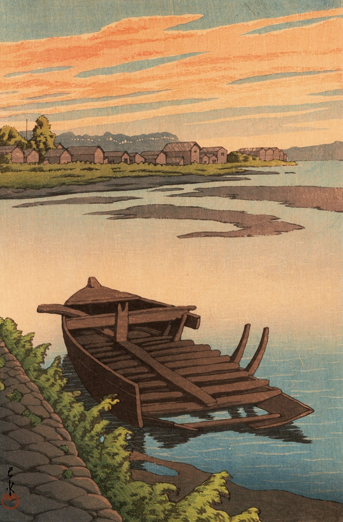 「旅みやげ 第三集 秋田土崎」 川瀬巴水 （1928年） | 2