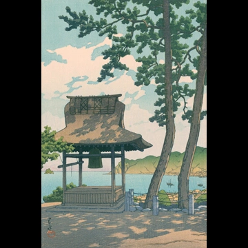 「伊豆伊東松月院」 川瀬巴水 （1933年）