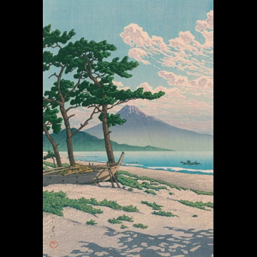 「東海道風景選集 三保の松原」 川瀬巴水 （1931年）