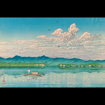 「東海道風景選集 浜名湖」 川瀬巴水 （1931年）