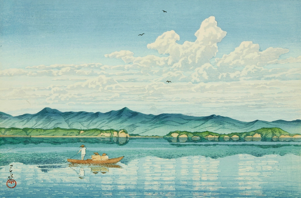 「東海道風景選集 浜名湖」 川瀬巴水 （1931年） | 2