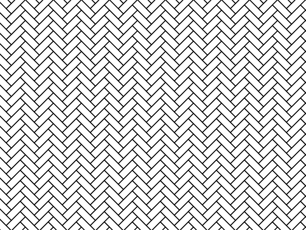 5種類の桧垣文様の背景イラストとベクター | 黒色と白色