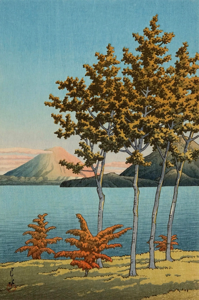 「北海道洞爺湖」 川瀬巴水 （1933年） | 2