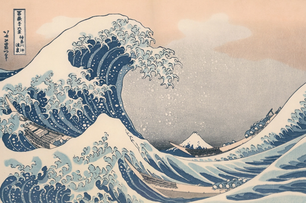 Thirty-Six Views of Mount Fuji: The Great Wave off Kanagawa by Katsushika Hokusai (circa 1830) | from Complete Collection of Ukiyo-e Prints, Separate Volume II