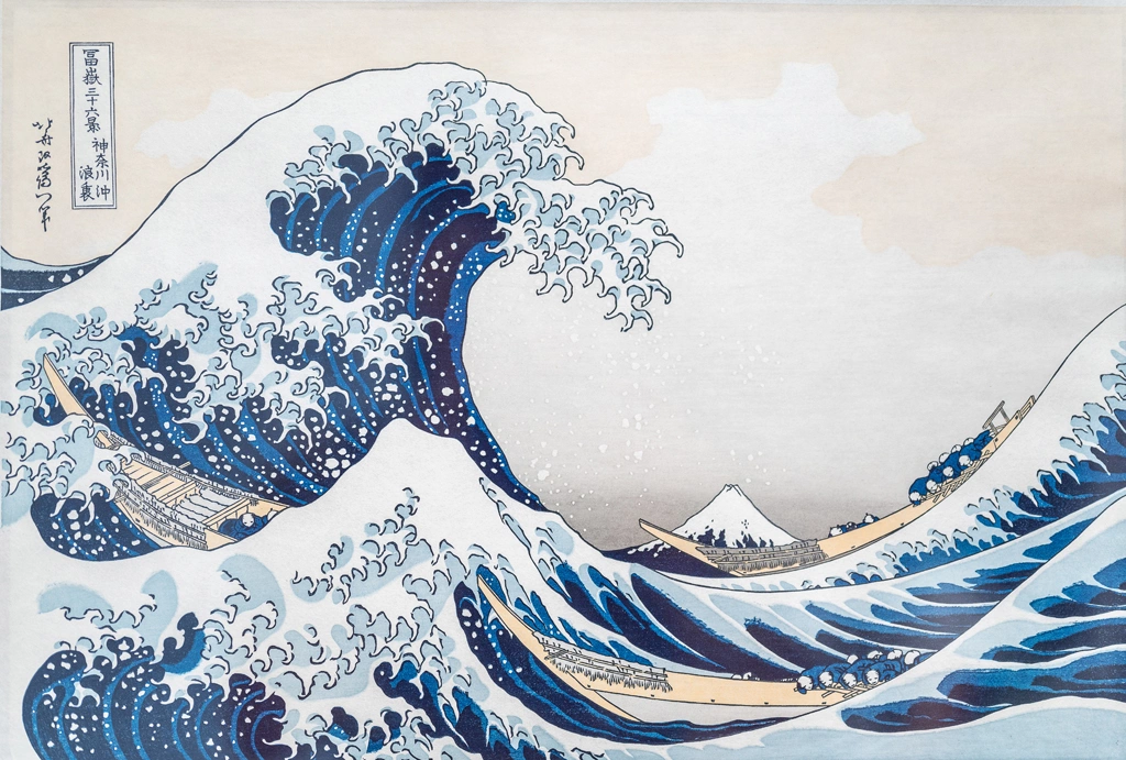 Thirty-Six Views of Mount Fuji: The Great Wave off Kanagawa by Katsushika Hokusai (circa 1830) | 4