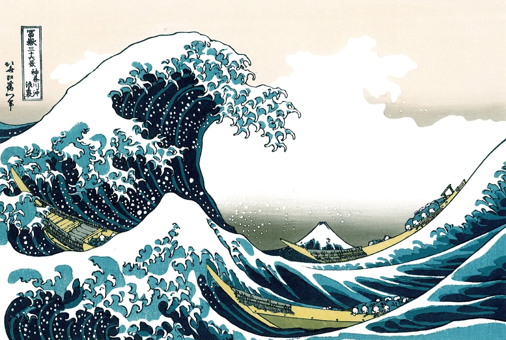 Thirty-Six Views of Mount Fuji: The Great Wave off Kanagawa by Katsushika Hokusai (circa 1830) | 6