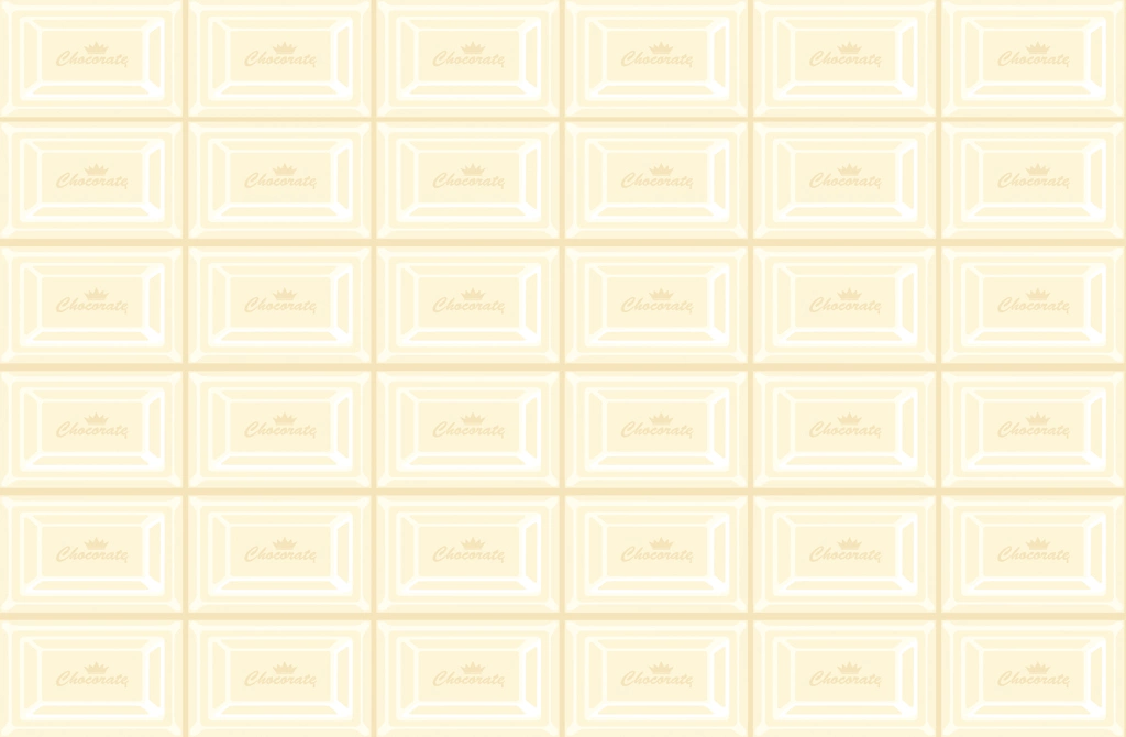 3種類の板チョコの背景イラストベクター | ホワイトチョコレート