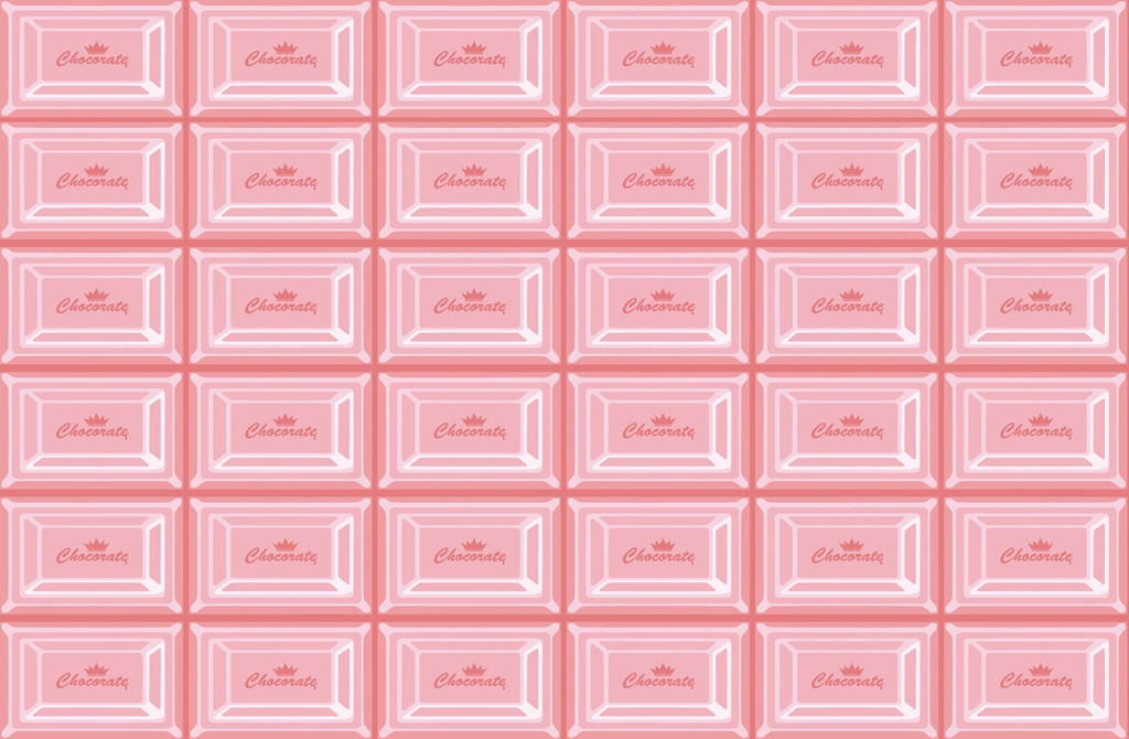 3種類の板チョコの背景イラストベクター | ストロベリーチョコレート