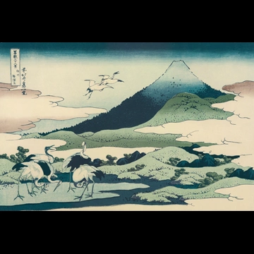 「富嶽三十六景 相州梅沢左」 葛飾北斎 （1830年頃）
