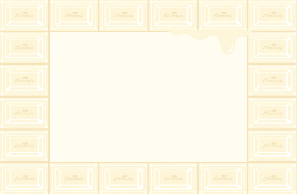 Set of 3 Chocolate Bar Frame Background Illustrations and Vectors | White Chocolate