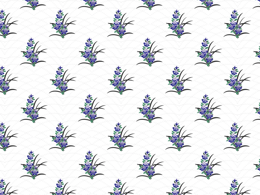 Set of 5 Balloon Flower Pattern Background Illustrations and Vectors | Purple Flowers and Black Background