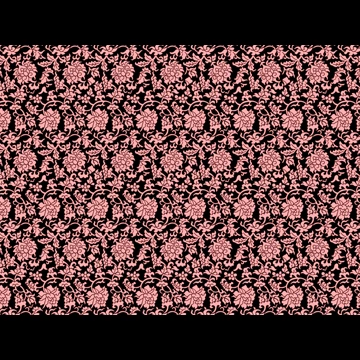 6種類の更紗柄模様の背景イラストとベクター