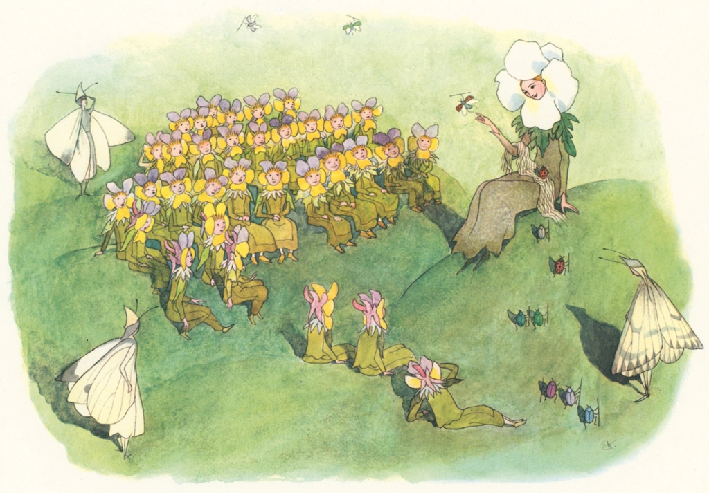 「花を棲みかに 山の牧草地で」 エルンスト・クライドルフ | NordSüd Verlag AGより