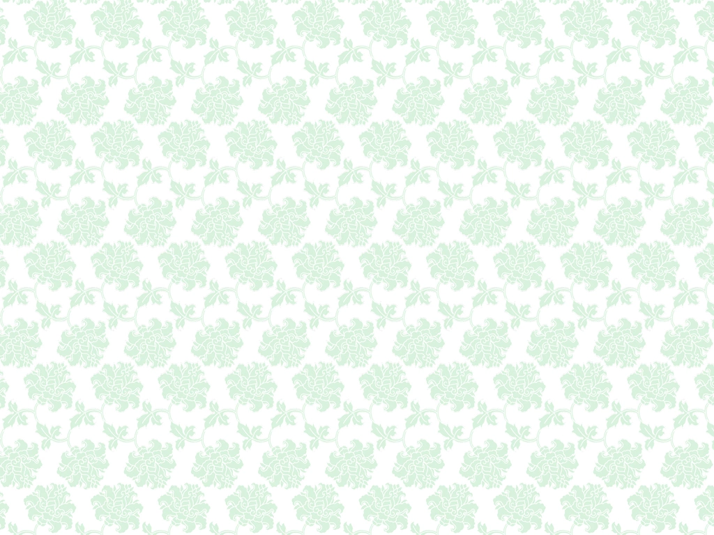 Set of 6 Floral Calico Pattern Background Illustrations and Vectors | Green