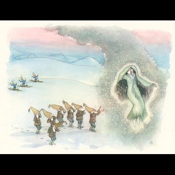Snow White’s Farewell from “Winter’s Tale” by Ernst Kreidolf