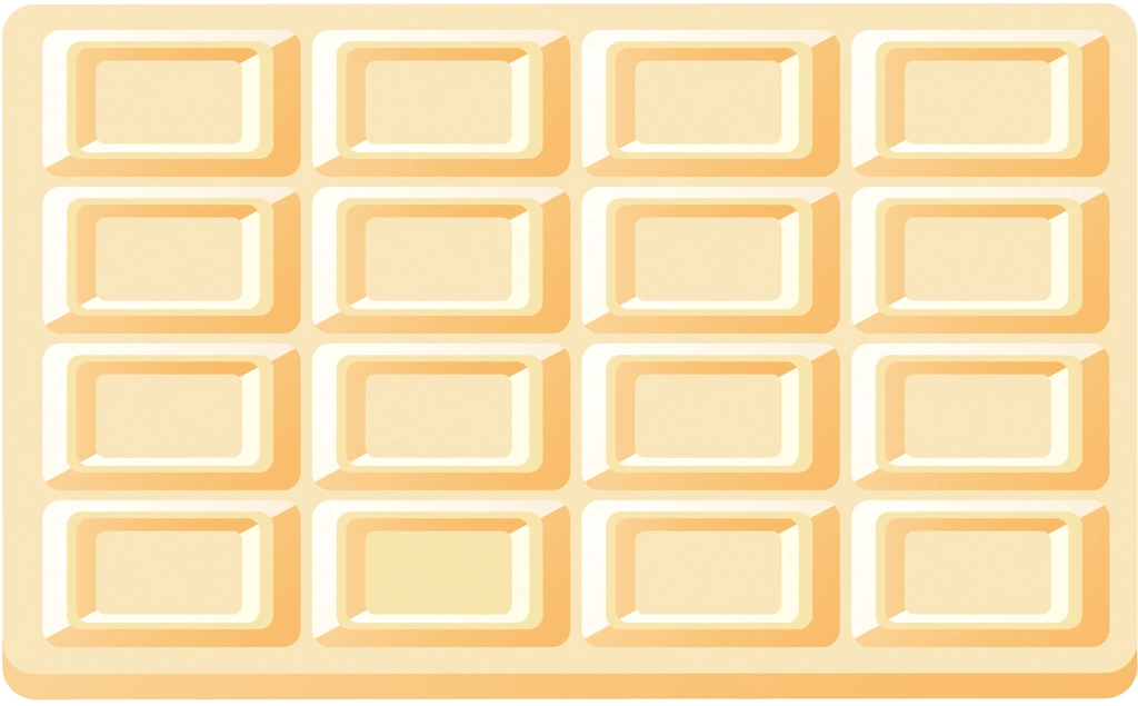 Set of 4 Strawberry and White Chocolate Bar Illustrations and Vectors | White Chocolate