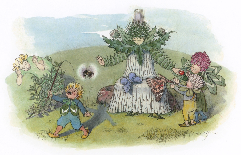 「花のメルヘン よい子わるい子」 エルンスト・クライドルフ | NorthSouth Booksより