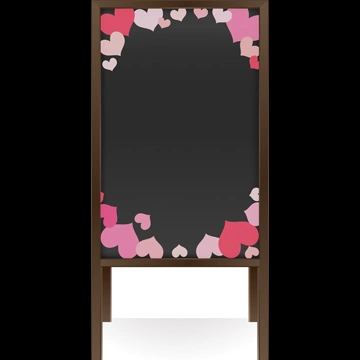 Set of 6 Decorated Standing Signboard Illustrations and Vectors