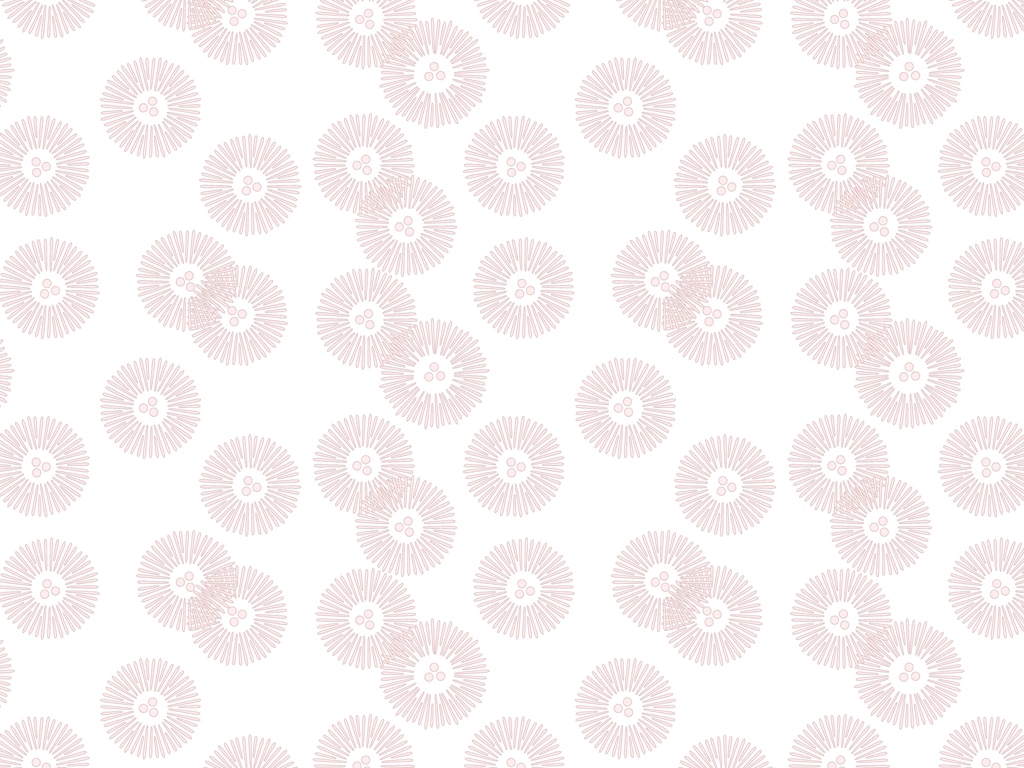 Set of 6 Round Pine Needle Pattern Background Illustrations and Vectors | Pink and White