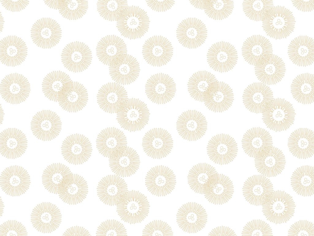 Set of 6 Round Pine Needle Pattern Background Illustrations and Vectors | Yellow and White