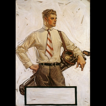 「ゴルフ （アロー・カラーの広告）」 J・C・ライエンデッカー （1922年）