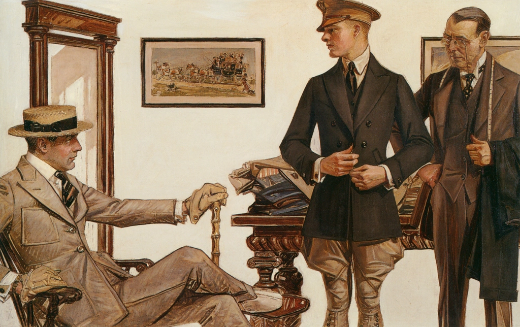 「新しい形のための新しい様式 （クッペンハイマーの広告）」 J・C・ライエンデッカー （1918年） | J.C. Leyendecker: American Imagistより