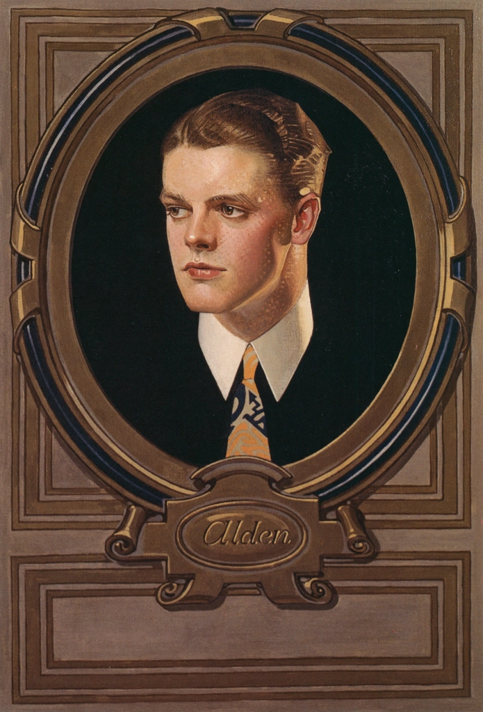 「オールデン （アロー・カラーの広告）」 J・C・ライエンデッカー （1922年） | J.C. Leyendecker: American Imagistより
