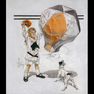 「少年と犬と風船」 J・C・ライエンデッカー （1907年）