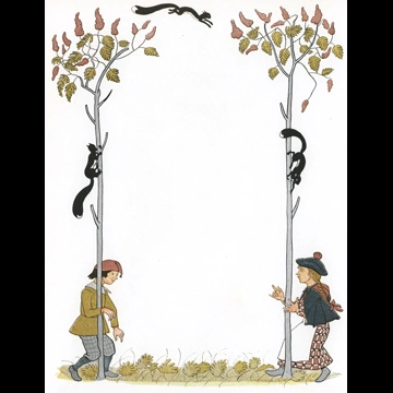 Questioner and the Chatterbox from “Fitzebutze” by Ernst Kreidolf