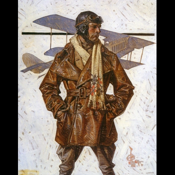 Air Foce Pilot by J. C. Leyendecker (1917)