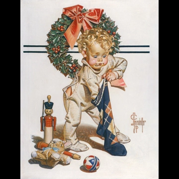 Baby’s First Christmas by J. C. Leyendecker (1938)