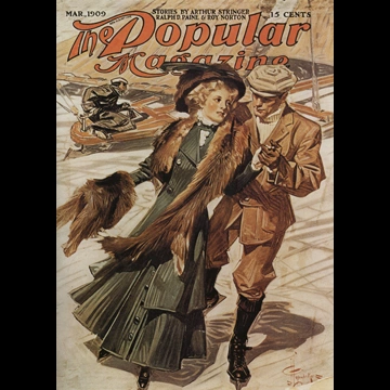 「1909年3月号のポピュラー・マガジンの表紙」 J・C・ライエンデッカー （1909年）