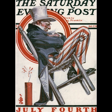 Saturday Evening Post Cover, July 5, 1924 by J. C. Leyendecker (1924)