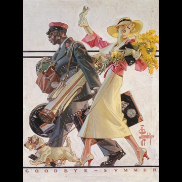 Farewell to Summer by J. C. Leyendecker (1934)