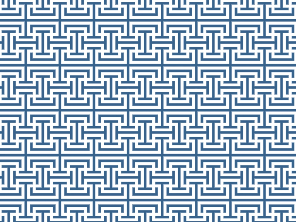 6種類の工字繋ぎのパターン背景イラストとベクター | 灰青色と白色