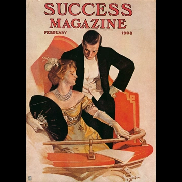 「1908年2月号のサクセスマガジンの表紙」 J・C・ライエンデッカー （1908年）