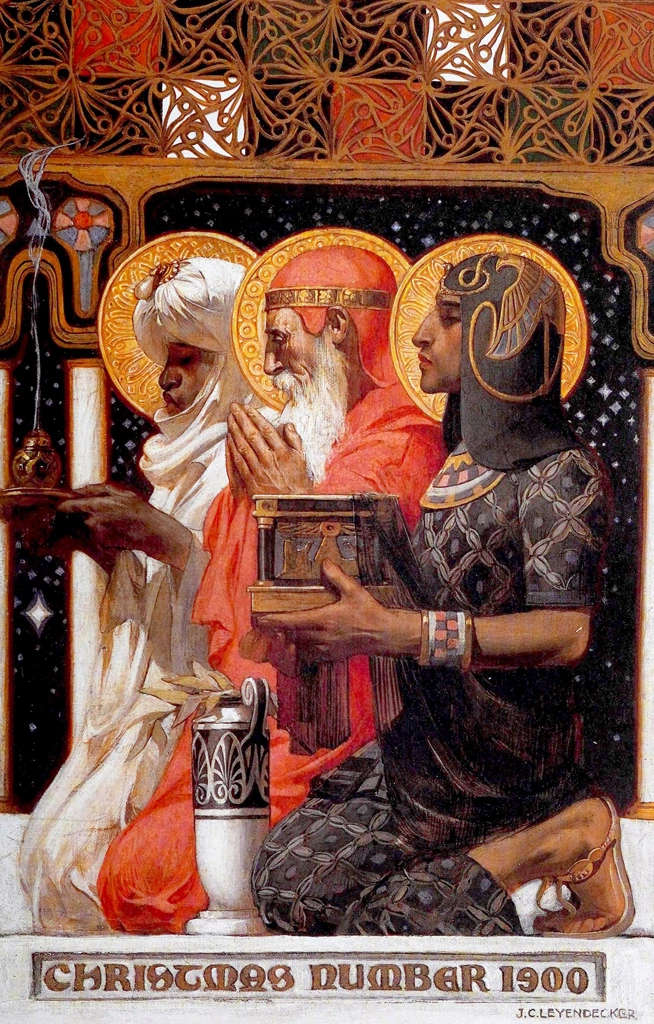 「1900年クリスマス号のサクセスマガジンの表紙」 J・C・ライエンデッカー （1900年） | The J. C. Leyendecker Collectionより