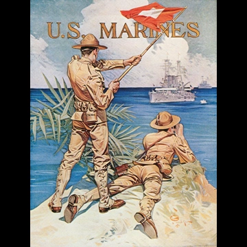 「アメリカ海兵隊に入隊しよう」 J・C・ライエンデッカー （1918年）