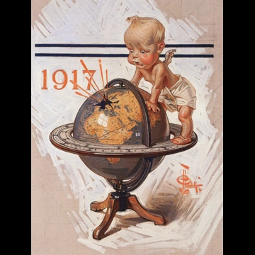 New Year’s Baby 1908 by J. C. Leyendecker (1907)