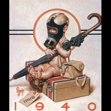 New Year’s Baby 1940 by J. C. Leyendecker (1939)
