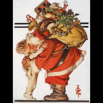 「サンタはあなたを愛しています」 J・C・ライエンデッカー （1925年）