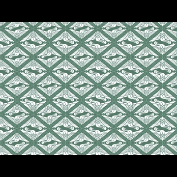 6種類の鶴柄模様の背景イラストとベクター