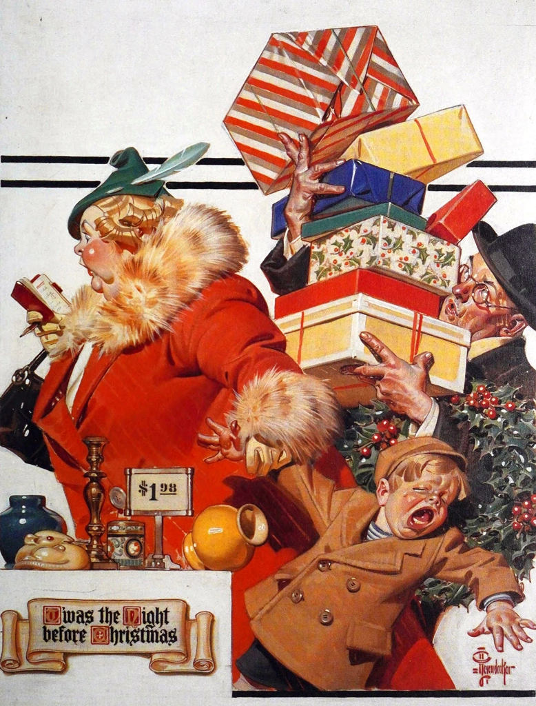Twas the Night Before Christmas by J. C. Leyendecker (1936) | from The J. C. Leyendecker Collection
