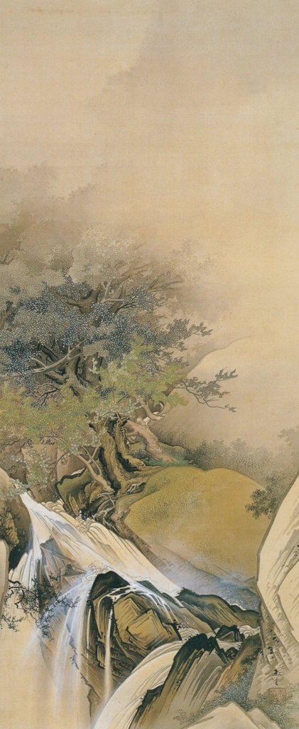 「奔瀑遊猿」 川合玉堂 （1897年） | 川合玉堂展 描かれた日本の原風景