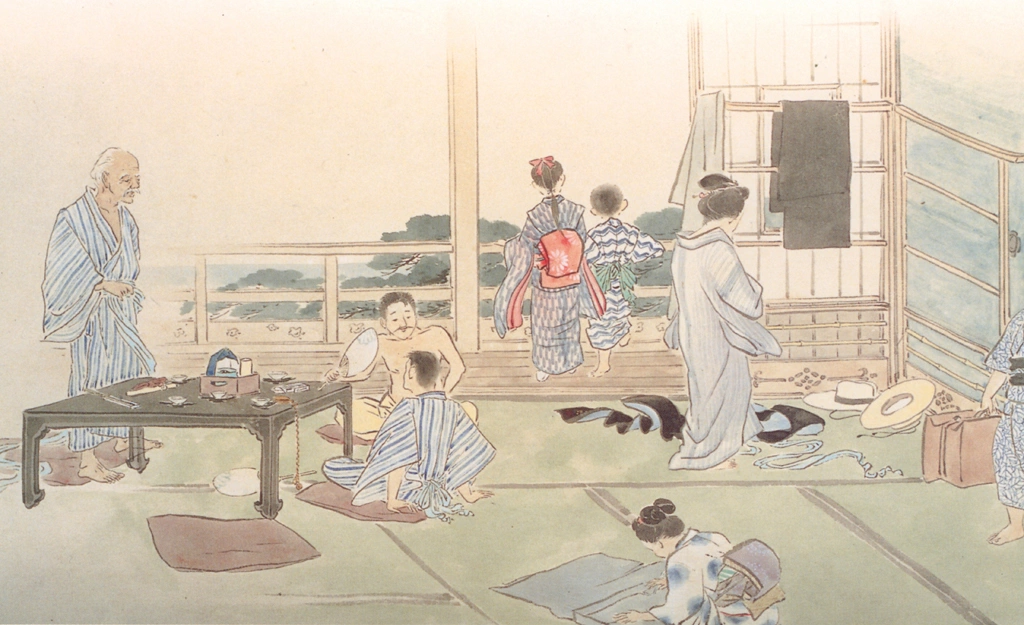 「清風涼波 （部分）」 川合玉堂 （1901年） | 没後50年 川合玉堂展 時を超え よみがえる日本自然より